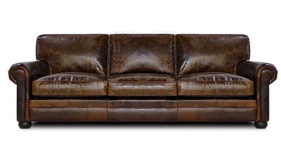 New Lanister Oversized Seating Leather 96 " Sofa, Loveseat And Cocktail Ottoman